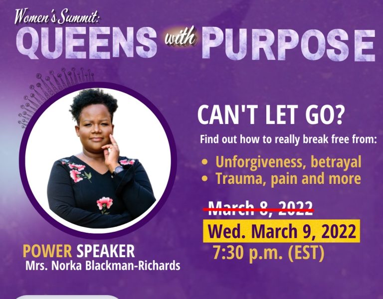 Get Your Life In Order| Women’s Summit: Queens With Purpose | Norka Blackman-Richards