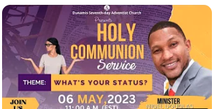 Minister Nigel Douglas | What’s Your Status? | Holy Communion