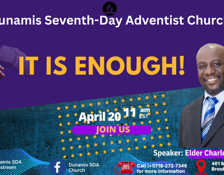 Elder Charles Harris Jr. | It is Enough!