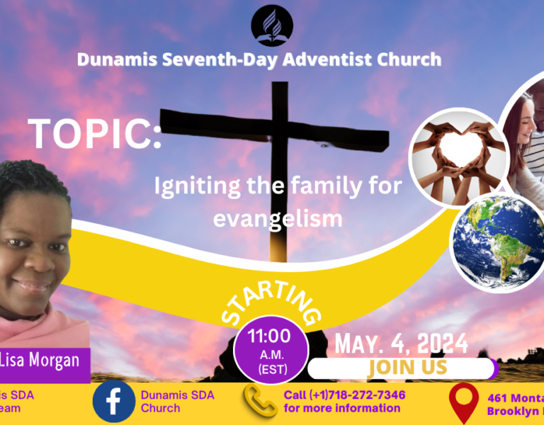 Sister Lisa Morgan | Igniting the Family for Evangelism | Dunamis SDA Church